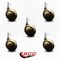Service Caster 2.5 Inch Windsor Antique Metal Ball Caster - 3/8 Inch Threaded Stem, 5PK SCC-TS01S25-DCS-WA-381634-5 - alternate 5